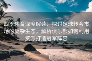 四季体育深度解读：探讨足球转会市场的复杂生态，解析俱乐部如何利用资源打造冠军阵容