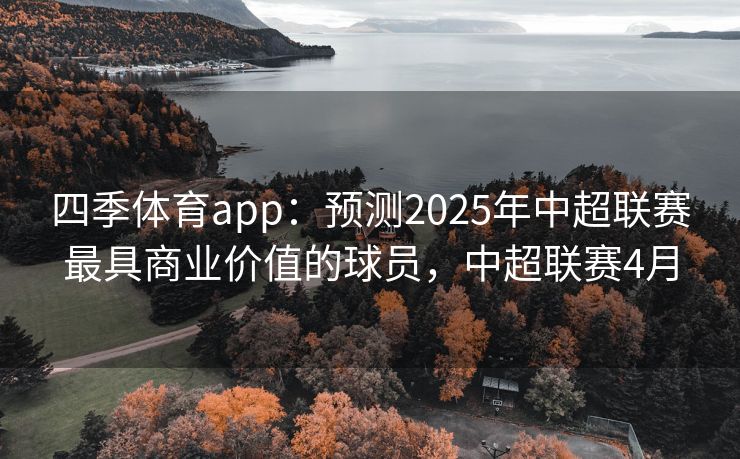 四季体育app：预测2025年中超联赛最具商业价值的球员，中超联赛4月